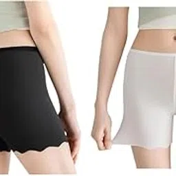SunFlux® Women's and Girls Nylon Spandex Seamless Safety Shorts, Soft Undershorts for Cycling Shorts-picture-35