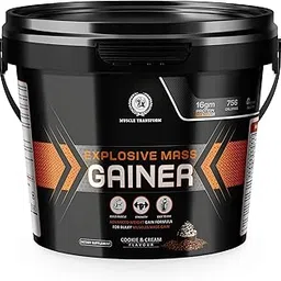 Muscle transform Explosive Mass Gainer 4.5kg (Cookies & Cream)-picture-45
