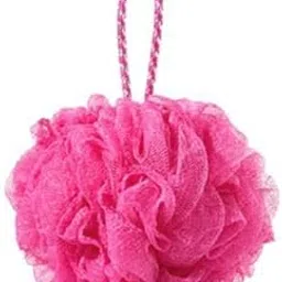 ClubComfort Bath Shower Loofah Sponge Pouf Body Scrubber Exfoliator| Bathing Round Loofah for Men and Women| Ultra Soft Round Bath Sponge Loofah/Scrub (1)-image-1