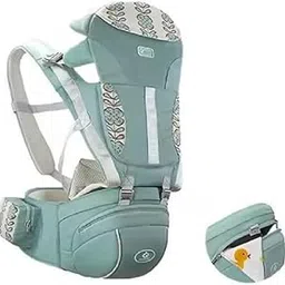 Naivete Baby Carrier, Adjustable Baby Hip Seat, Carrier for Toddler Kids, Carrier for 3-36 Months Kids, Multi Storage Pockets, Comfortable Cotton Straps, Safety Buckle & Belt, (1PC) (Magic Mint)-picture-11