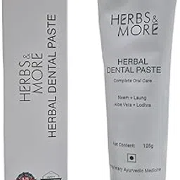 Herbal Dental Paste Complete Oral Care Toothpaste | Ayurvedic Toothpaste for Complete Oral Care, 125gm, Pack of 3 image 1