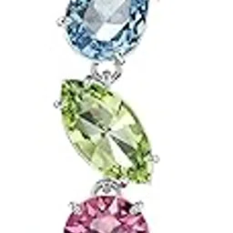 swarovski Gema Y Pendant, Mixed Cut, Multicolor, Rhodium Plating, ワンサイズ, Crystal, No Gemstone-picture-13
