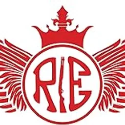 ISEE 360® RE Wings Bullet Vinyl Water Resistance Stickers Compatible for Royal Enfield Sides Tank, Battery Cover, Helmet L X H 11 X 5.5 Cms (Red)-picture-20