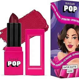 SUGAR POP Satin Matte Luxe | Castor Oil, Vitamin E & Hyaluronic Acid | Full coverage - 12 Daffodil-picture-16