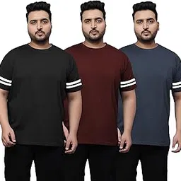 West Gate Clothing Plus Size T-Shirt for Men | Cotton Mens Tshirt 3XL,4XL,5XL (Pack of 3)-picture-49
