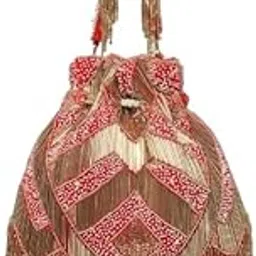 Nahhar Fashions Handmade Designer Potli Bag Beautifully Crafted for Special Occasions-picture-14