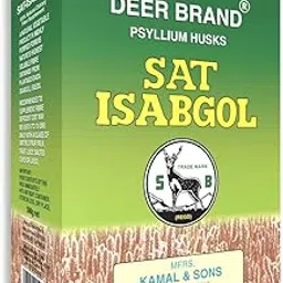 S.B. DEER BRAND Sat Isabgol - Pure Psyllium Husk Hiran Brand 500GM (Pack of 1)-image-11