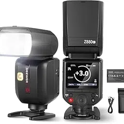 NEEWER Z880-C 2.4G 76Ws TTL Camera Flash Speedlite Compatible with Canon, Upgraded UI, Adjustable Modeling Lamp, TTL/M Quick Switch TCM Key, 1/8000s HSS 7.2V/3000mAh Battery 600 Full Power Flash-picture-10