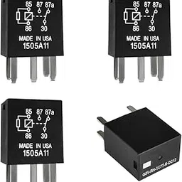 Kewucn 4 PCS Power Relay, 5 Pin High Performance Auto Fuel Pump Relay, G8V-RH-1C7T-R-DC12 Automotive Relay, Multi Purpose Electrical System Electromechanical Relay, Car Accessories-picture-14