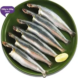 FreshToHome Kerala Sardine/Mathi/Tarli | Cleaned with Partial Head | 280g to 300g Pack | Fresh | Never Frozen-image-2