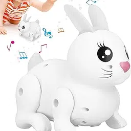 Light & Sound Jumping Hopping Rabbit Toy for Kids Action Walking Bunny Rabbit Best Birthday Gift (Random Color Dispatch) (Latest 2023)-picture-13