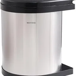 MESTIERE_Group Stainless Steel Auto-Lid Dustbin with Black Lid – 14L Sleek & Durable Waste Bin – Modern Garbage Can for Home, Office & Kitchen – Rust Resistant, Easy to Clean, Hygienic Design-picture-24
