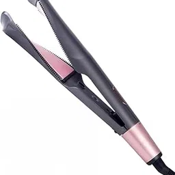 Drumstone 𝟏𝟓-𝐘𝐞𝐚𝐫 𝐖𝐚𝐫𝐫𝐚𝐧𝐭𝐲 2-in-1 Hair Curling & Straightening Iron - Wet & Dry Flat Iron Styler Tool for Women | Professional Curler & Straightener with Fast Heating-image-0