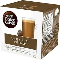 Dolece Gusto Café Au Lait Intenso Robusta Selection – 16 Coffee Capsule Pods (Imported)-picture-33