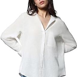 high star Women's Solid Oversized Fit Shirt-picture-0