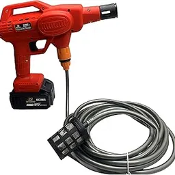 Intenzo Cordless 21V Double Li-ion Battery Operated Car Pressure Gun for Washing Cars/Watering Flowers/Cleaning Floors-picture-56