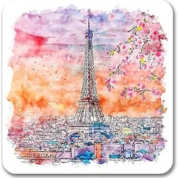 Giftcart Paris Fridge Magnet Collection for Kitchen 7.5 x 7.5 cm (3x3), Best Fridge Magnet, Magnet for Fridge Door, Souvenir Fridge Magnets (Paris Love)-picture-47