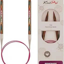 KnitPro 40 cm x 7 mm Symfonie Fixed Circular Needles, Multi-Color-picture-10