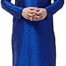 sojanya Men’s Silk Blend Kurta for Navratri | Paisley Print Regular Fit Ethnic Kurta for Festival & Puja-picture-38