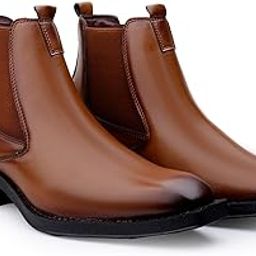 bxxy Men's Faux Leather Material Casual Formal Slipon Chelsea Boot And Dress Boot With 5.08 Cm Block Heel Height.-picture-27