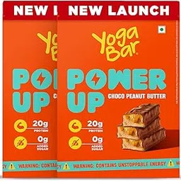 Yogabar Power Up 20g Protein Bar (10 Bars, Choco Peanut Butter) | No Added Sugar Protein Bars | Premium High Protein Blend - Whey Protein Concentrate, Isolate, Peanuts & Soy | Healthy Protein Snacks-picture-15
