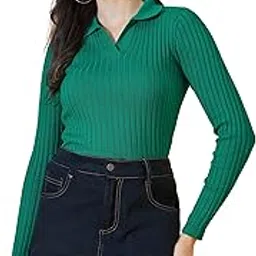 98 north 98 Degree North Women Spread Collar Sweater-G1165-BROWN-picture-41