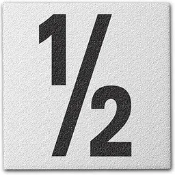 Ceramic Swimming Pool Deck Depth Marker " 1/2" Abrasive Non-Slip Finish, 5 inch Font-image-54