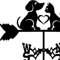 Weather Vane Farmhouse Garden Stake Decoration Iron Wind Direction Indicator-picture-20