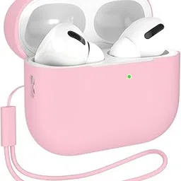 Flavizo AirPods Pro 2 Case Cover for 2nd Generation with Cleaning Pen and Carabiner Clip, Shockproof Silicone Protective Shell for Daily Use - Pink-picture-26