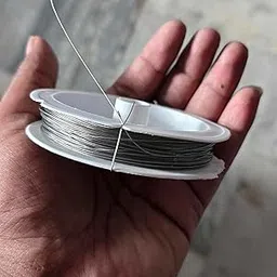 Beadman Silver 28 Gauge/0.3mm Tiger Tail Beading Wire 164 Feet 7 Strands Nylon-Coated Stainless Steel Soft Craft Wire Tarnish Resistant for Beaded Jewelry DIY Making Pack of 1 Roll.-picture-27