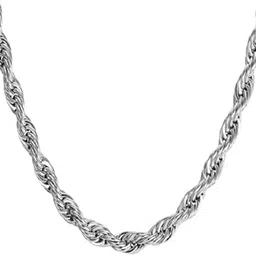Trending in Fashion Jewellery - Thick Rope Neck Chain for Men and Boys. This White in Color Rope Chain suitable for all genders. A unisex product, Best gift for your boyfriend or husband-image-79