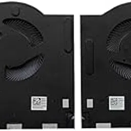 New CPU and GPU Cooling Fan for Dell Alienware M17 R3 M17R3 M17 R4 M17R4 Series 0H5TYJ 0CNV63 073TYJ 0RGT35 EG50061S1-1C010-S9A EG50061S1-C060-S9A DC28000ROS0 DC28000RNSL DC12V Fan image 1