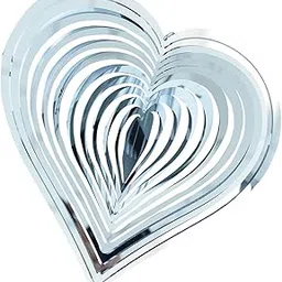 CLUB BOLLYWOOD® 3D Wind Spinner Sculpture Balcony Garden Decoration Silver 15cm|Home & Garden | Yard, Garden & Outdoor Living | Garden D?©cor |1 Piece Wind Spinner-picture-14