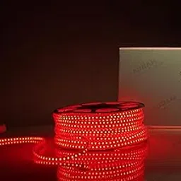 AURAM 2835-120 LED High Lumen Energy Efficient Flexible Waterproof LED Rope Pipe Light for Home, Balcony, Diwali, Indoor Outdoor & Decorative Lighting Red Glow (120 Led/Mtr)(Red, 50 Meter)-image-3