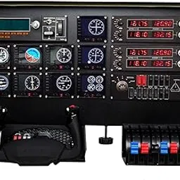 Meza Mount Flight Simulator Cockpit ,Pc Wheel Stand Pro Flight Simulator Cockpit Kit - Pre-Cut Flight Sim Mounting Set - Compatible With Logitech, Saitek & Honeycomb Yokes, Throttle Panels-picture-21