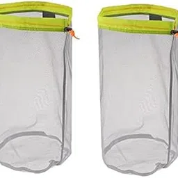 Bnf® 2xUltra-Light Mesh Stuff Sack Storage Bag for Travel Camping L Grass Green|Sporting Goods | Outdoor Sports | Camping & Hiking | Camping Storage-picture-48