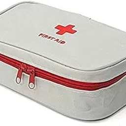 istara Large First Aid Kit Travel Pouch Medicine Storage Bag For Traveling, Family Picnic, Long Trip, Tour Usable Toiletry Kit | Usable For Car Accessories Organizer (Multi Color)-picture-28