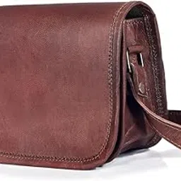 kirruu 7 inch Small Handmade Crossbody Shoulder Genuine Leather iPad/Tablet Vintage Messenger Bag For 6.5 inch iPad Pro for Women-picture-45