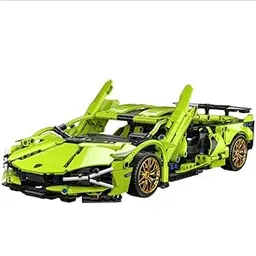 TIUDTOY 1:18 Scale Lambo Racing Car Building Blocks – Scale Lambo Racing Car Building Blocks – 281 PCS Mechanical Supercar with Pull-Back Action | DIY Speed Model Kit for Kids Ages 6+(Multi Color)-picture-18