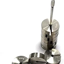 Slotted Weight set 100gm x 10 (Brass Chromed) (Total weight 1000gm.)-picture-40