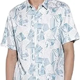 showoffff Men's Abstract White Regular Fit Shirt-FEAT-4591_White-picture-12
