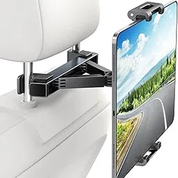 Car Backseat Headrest Mount/Holder-Car Trip Essentials for Kids,360°Rotation,Compatible for Tablet/iPad,Samsung Tab,Cellphones and Other 4.7"-12.9" Devices.-image-37