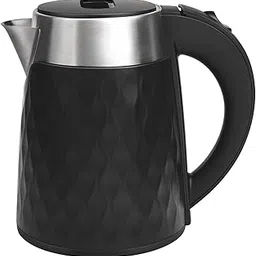 Drumstone (𝟏𝟓 𝐘𝐞𝐚𝐫𝐬 𝐰𝐚𝐫𝐫𝐚𝐧𝐭𝐲) Boil & Serve 09 Electric Kettle – 1.8L, 1500W | Double Wall Stainless Steel Body, Auto Shut-Off, Cool Touch Design | Fast Boiling Kettle (Black)-image-6