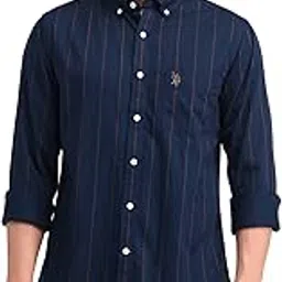 u.s. polo assn. Men's Striped Tailored Fit Shirt image 1