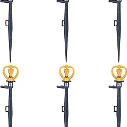 Pepper Agro Impact Water Sprinkler Lawn and Garden Irrigation (Butterfly Sprinkler with Stakes (6Qty))-picture-29