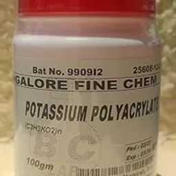 POTASSIUM POLYACRYLATE - 100gm, CAS : 25608-12-2-picture-11