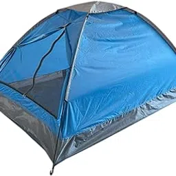 The Style Sutra 2 Person Camping Tent Dome Single Layer Sun Shelter for Family Garden Hiking Blue|1 Camping Tent,| Tents-picture-22