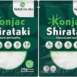 Shinsakura KetoSlim Mo Shirataki Konjac Udon Noodles 270 g | Low Calorie | Zero Sugar | Keto Friendly | Good Source of Fibre | Fat Free (Pack of 2)-picture-11