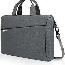 miki bag MIKI 15.6 inch (39.6cm) Laptop Briefcase Shoulder Sling Office Business Professional Travel Messenger Bag for Men and Women Water Repellent Formal Executive Bags 6 Months Warranty image 1