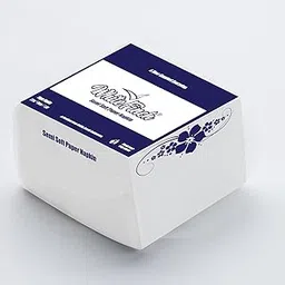 Paseo Plain White Cocktail Napkins - 50 sheets - 2 ply (Set of 5 pcs) image 1